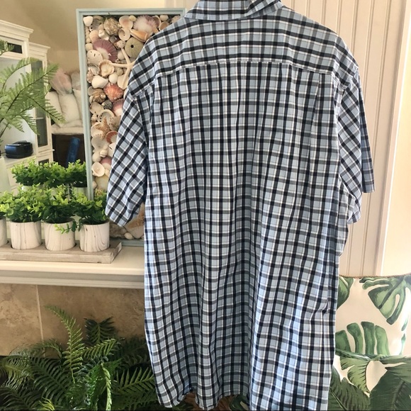 📌$17  Mens 3X Nautica Blue Plaid Shirt - Picture 5 of 7